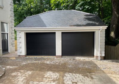 Detached Double Garage Lanchester: CJK Builders